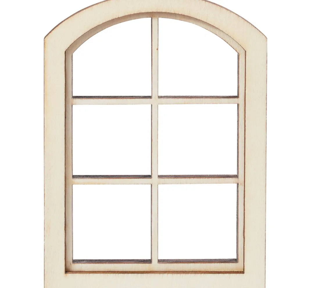 HobbyFun Miniaturen|Holz, Mdf & Pappmaché>Miniatur Sprossenfenster