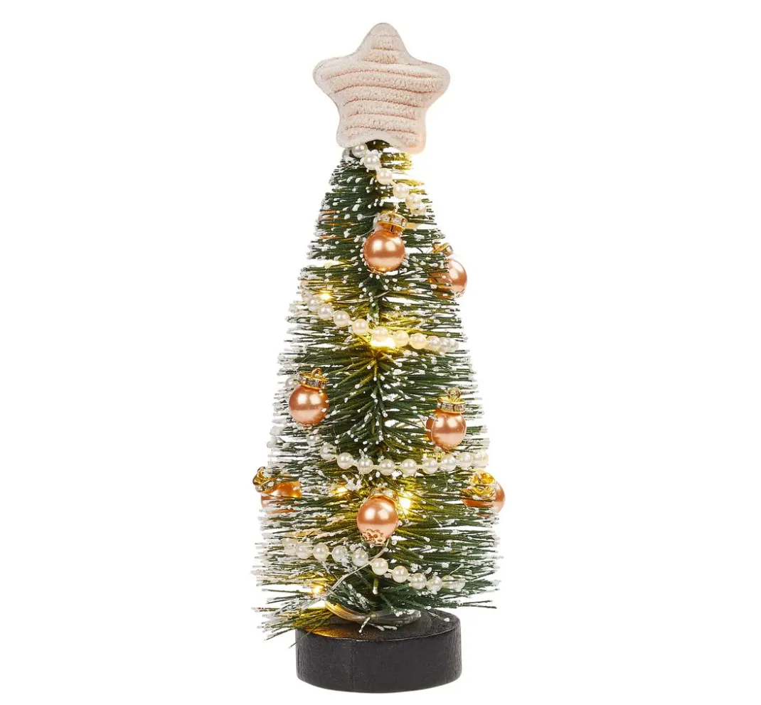 HobbyFun Miniaturen>Miniatur Tanne mit LED Beleuchtung, 20 cm