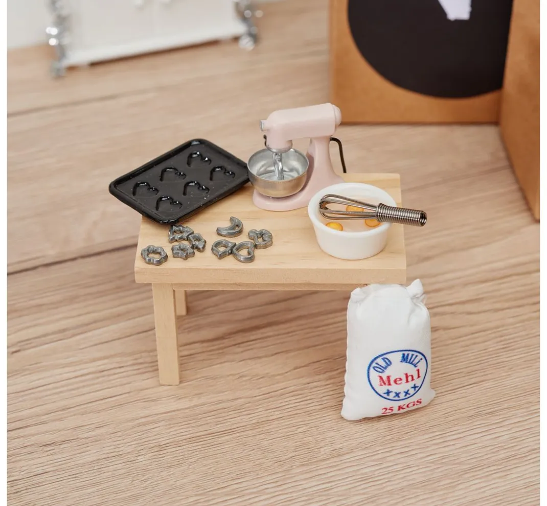 HobbyFun Miniaturen|Dekofiguren & -Objekte>Miniatur Tisch, rechteckig