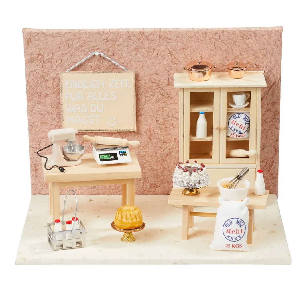 HobbyFun Miniaturen|Dekofiguren & -Objekte>Miniatur Tisch, rechteckig