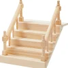 HobbyFun Miniaturen|Holz, Mdf & Pappmaché>Miniatur Treppe mit Handlauf
