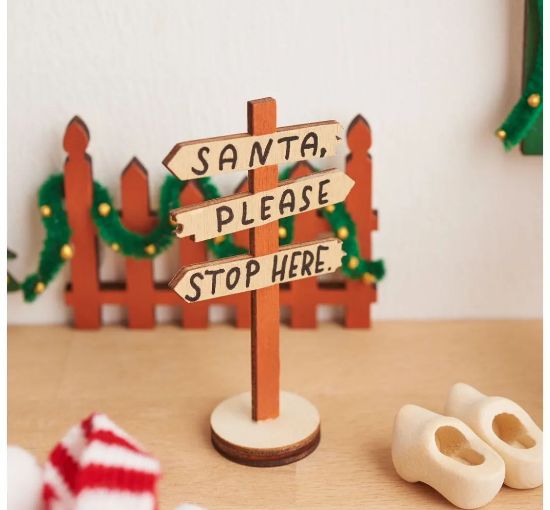 HobbyFun Miniaturen|Holz, Mdf & Pappmaché>Miniatur Wegweiser