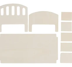 stafil Miniaturen|Holz, Mdf & Pappmaché>Miniatur-Set "Schlafzimmer"