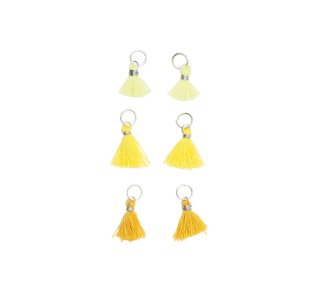 Kinder Rico Design Pompons|Anhänger & Charms>Mini-Quasten mit Öse