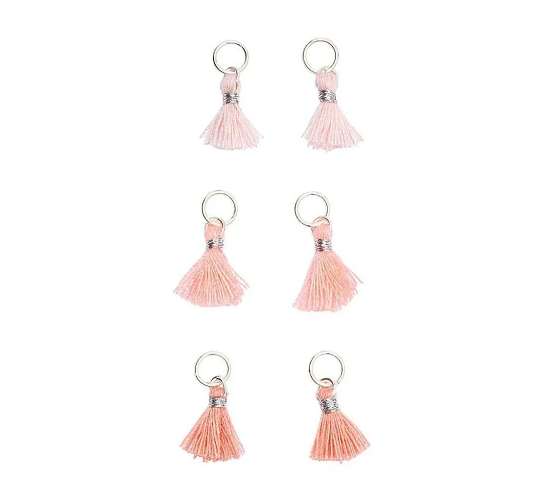 Kinder Rico Design Pompons|Anhänger & Charms>Mini-Quasten mit Öse