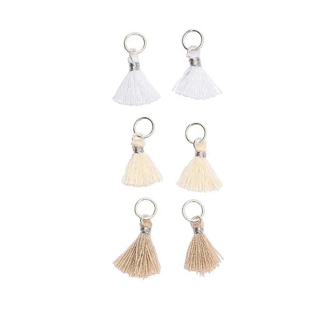 Kinder Rico Design Pompons|Anhänger & Charms>Mini-Quasten mit Öse