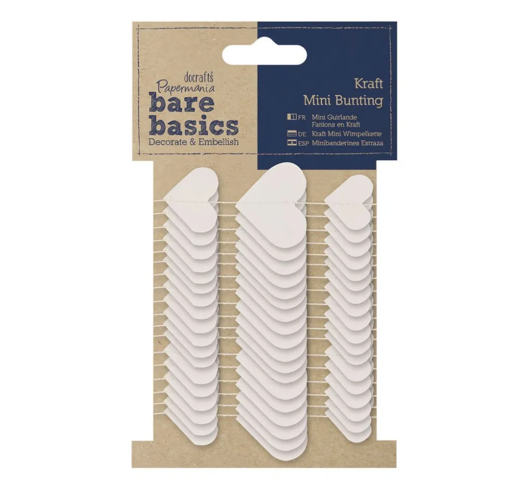 Papermania Weiteres|Weiteres>Mini-Wimpelkette, Herz