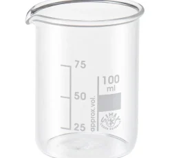 GLOREX Naturkosmetik|Weitere Hilfsmittel>Mischbecher aus Glas mit Skala