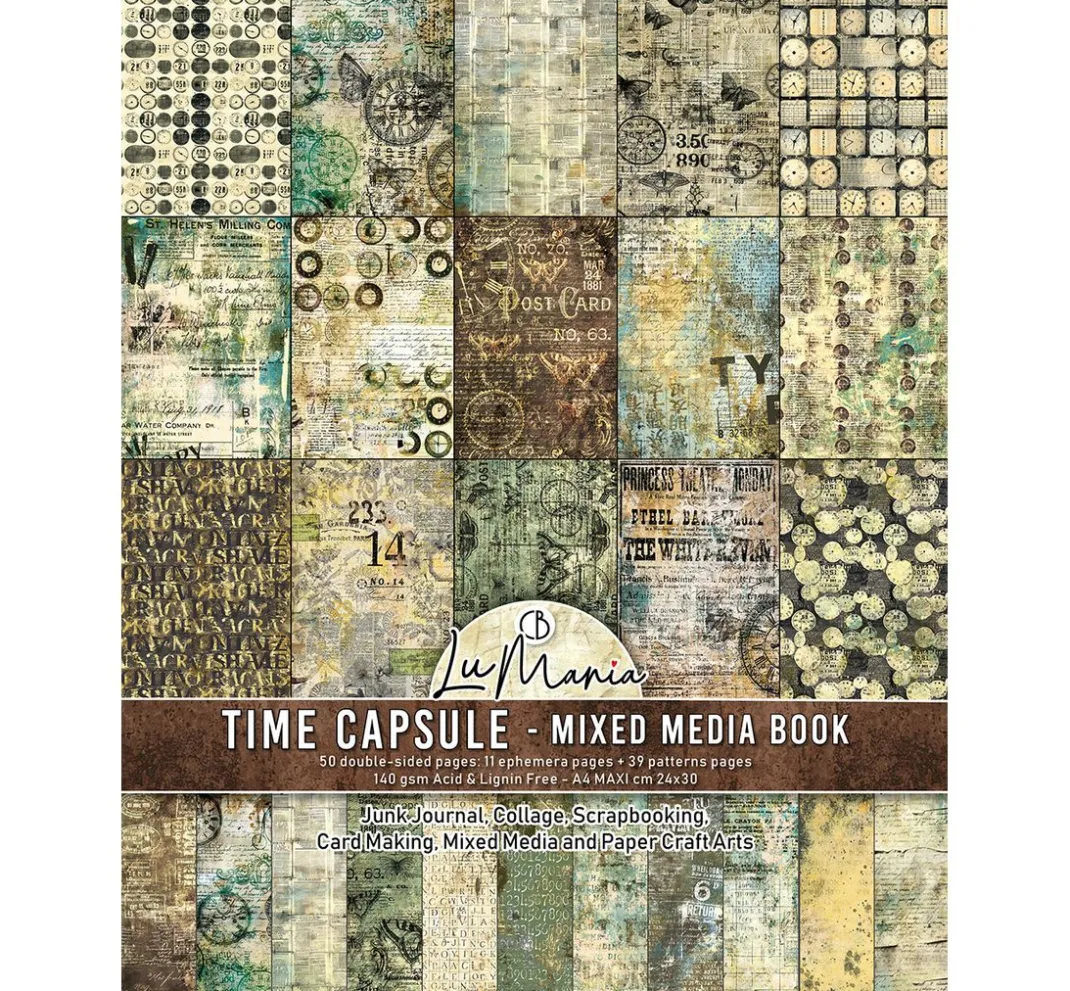 Ciao Bella Scrapbooking|Papier-Bastelsets>Mixed Media Book
