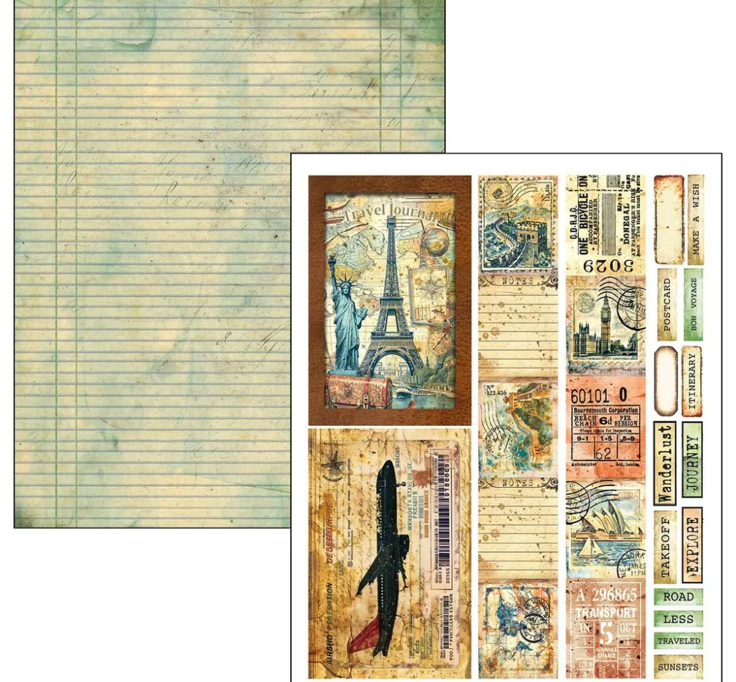 Ciao Bella Scrapbooking|Papier-Bastelsets>Mixed Media Book