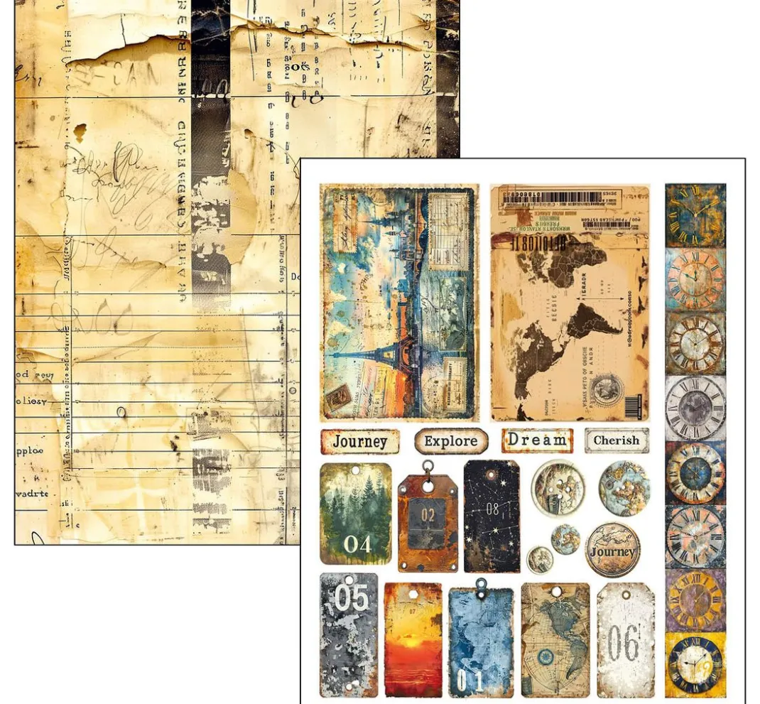 Ciao Bella Scrapbooking|Papier-Bastelsets>Mixed Media Book