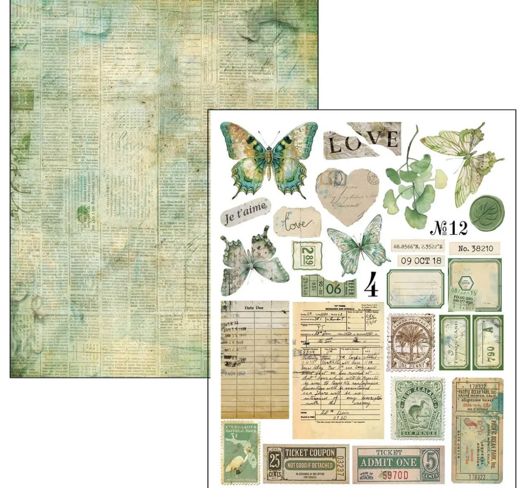 Ciao Bella Scrapbooking|Papier-Bastelsets>Mixed Media Book