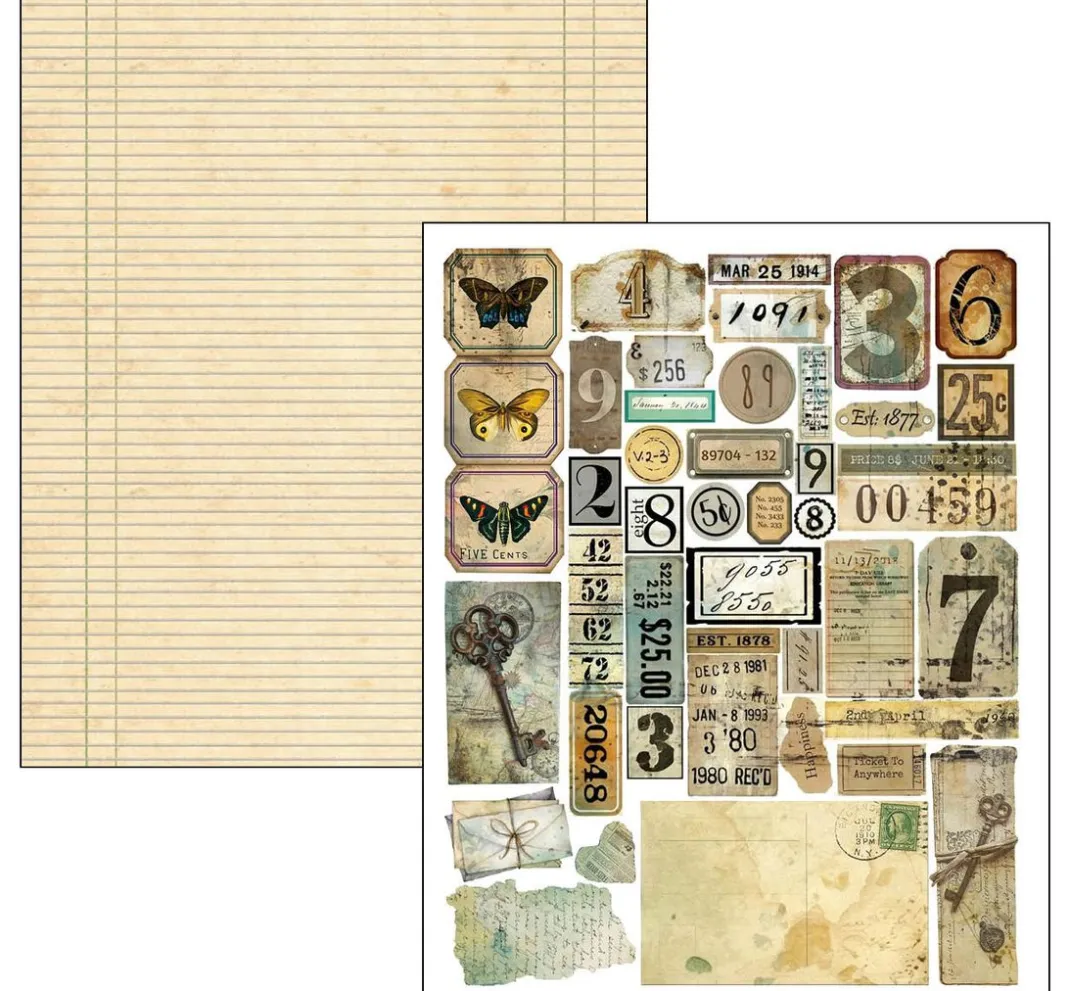 Ciao Bella Scrapbooking|Papier-Bastelsets>Mixed Media Book