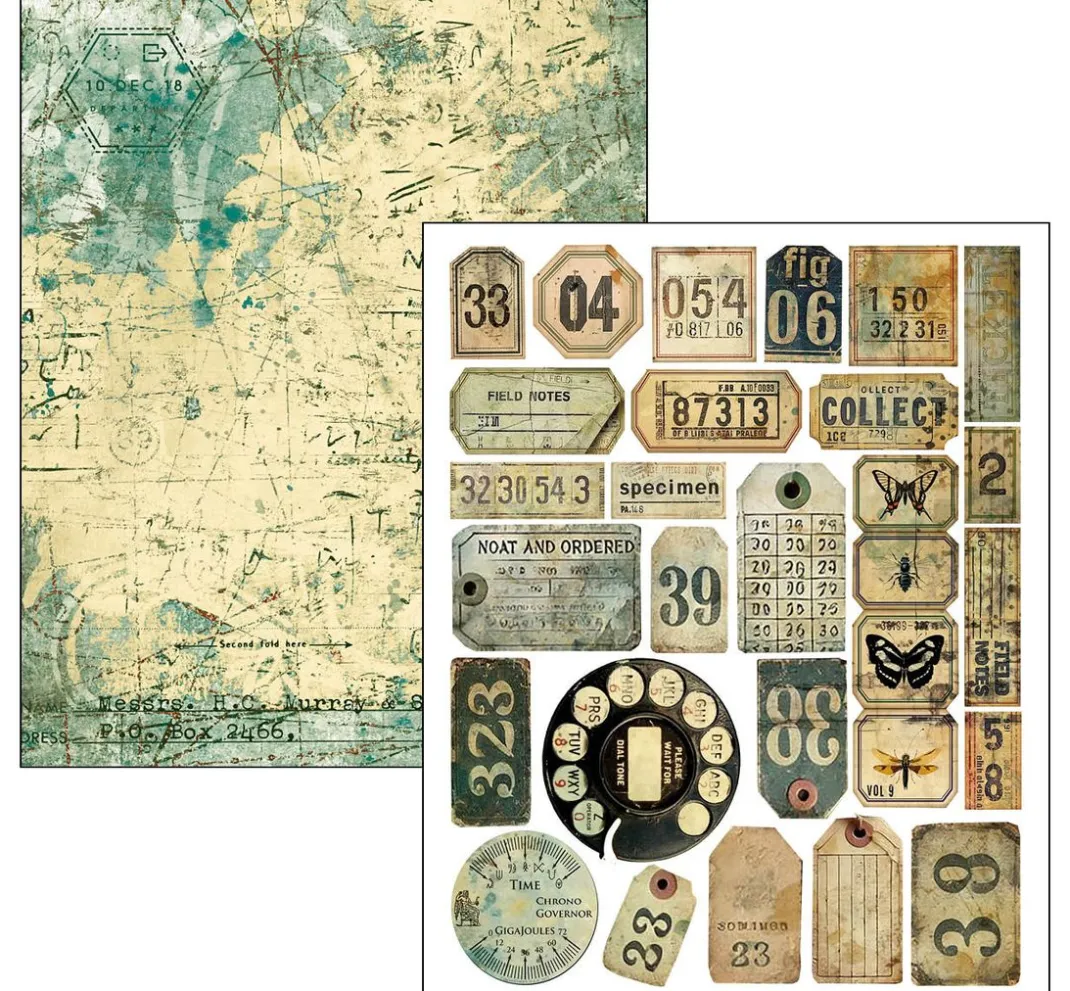 Ciao Bella Scrapbooking|Papier-Bastelsets>Mixed Media Book