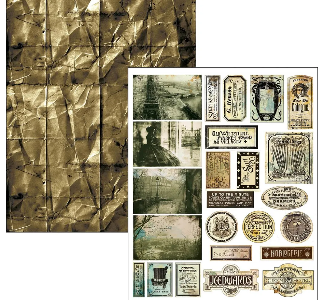 Ciao Bella Scrapbooking|Papier-Bastelsets>Mixed Media Book