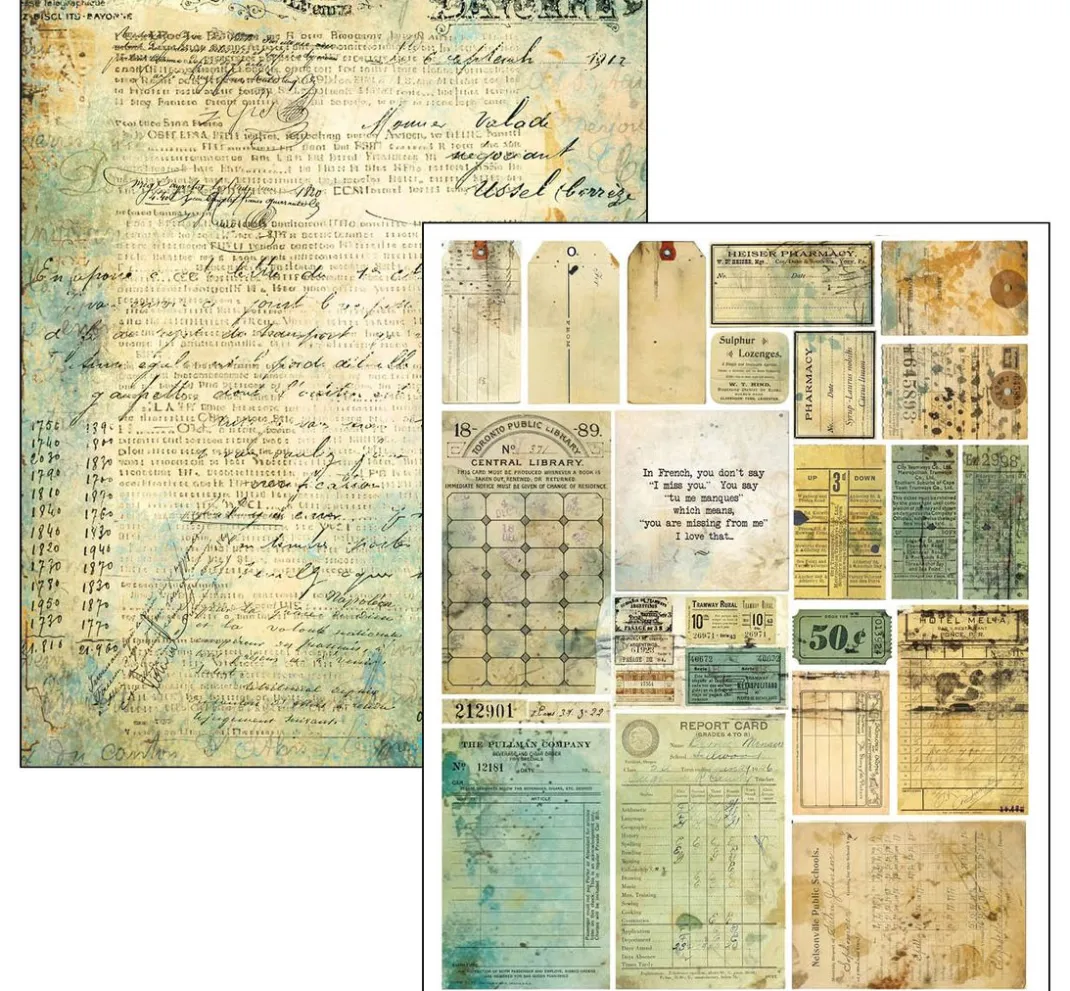 Ciao Bella Scrapbooking|Papier-Bastelsets>Mixed Media Book