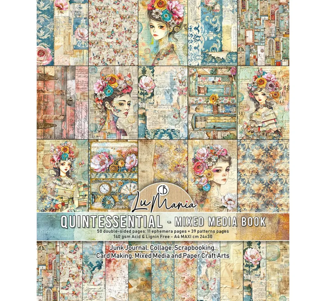 Ciao Bella Scrapbooking|Papier-Bastelsets>Mixed Media Book