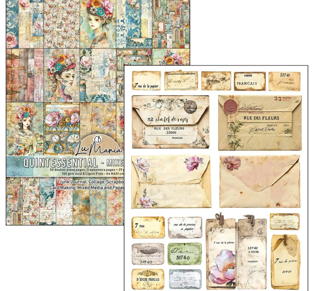 Ciao Bella Scrapbooking|Papier-Bastelsets>Mixed Media Book