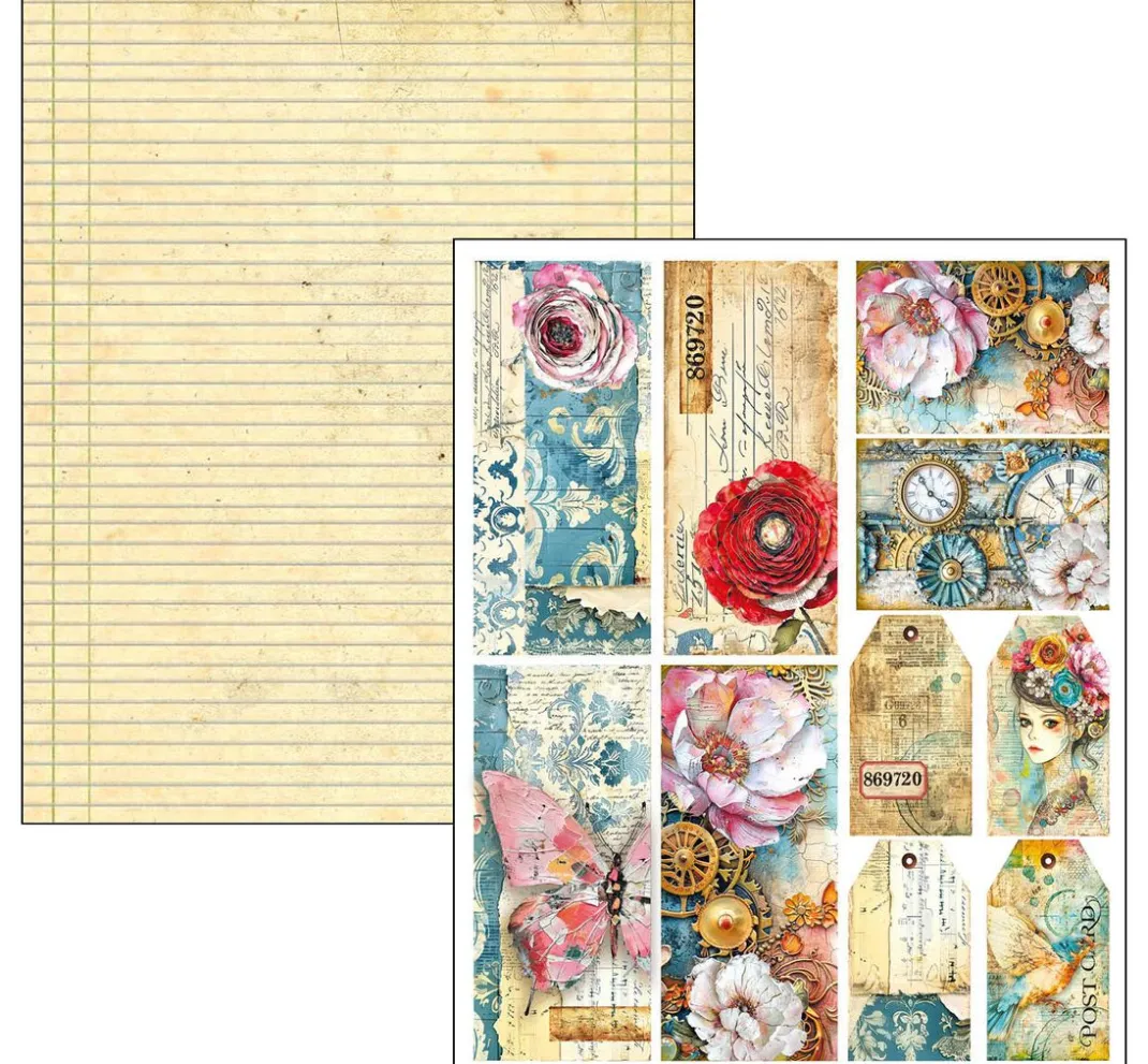 Ciao Bella Scrapbooking|Papier-Bastelsets>Mixed Media Book