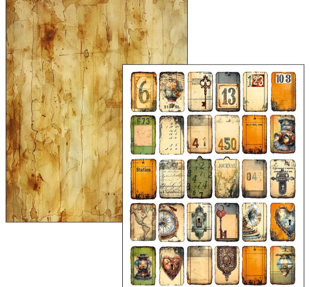 Ciao Bella Scrapbooking|Papier-Bastelsets>Mixed Media Book