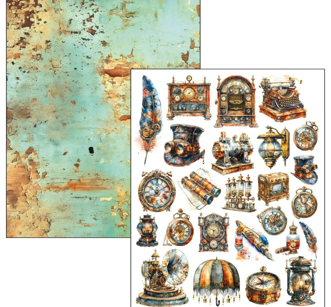 Ciao Bella Scrapbooking|Papier-Bastelsets>Mixed Media Book