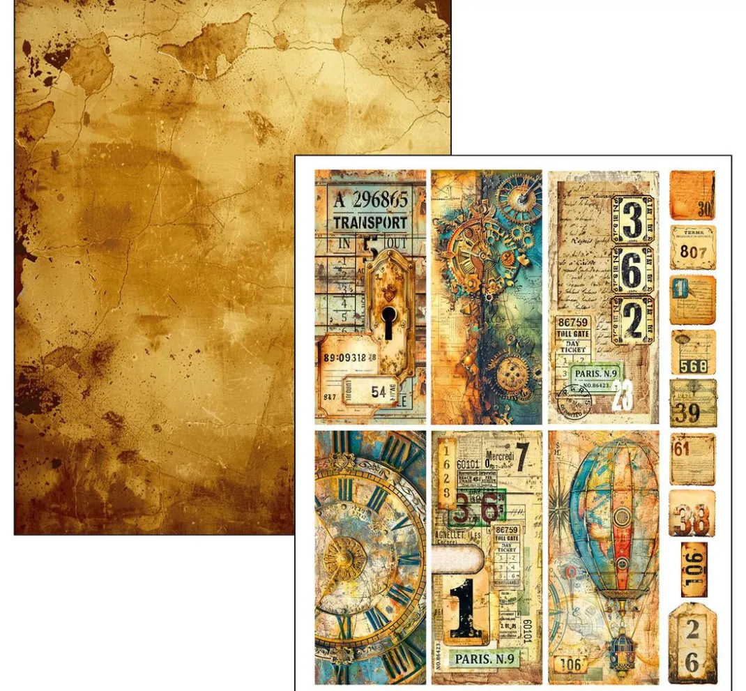 Ciao Bella Scrapbooking|Papier-Bastelsets>Mixed Media Book