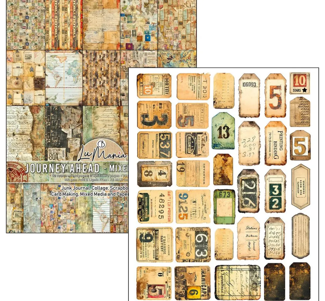 Ciao Bella Scrapbooking|Papier-Bastelsets>Mixed Media Book