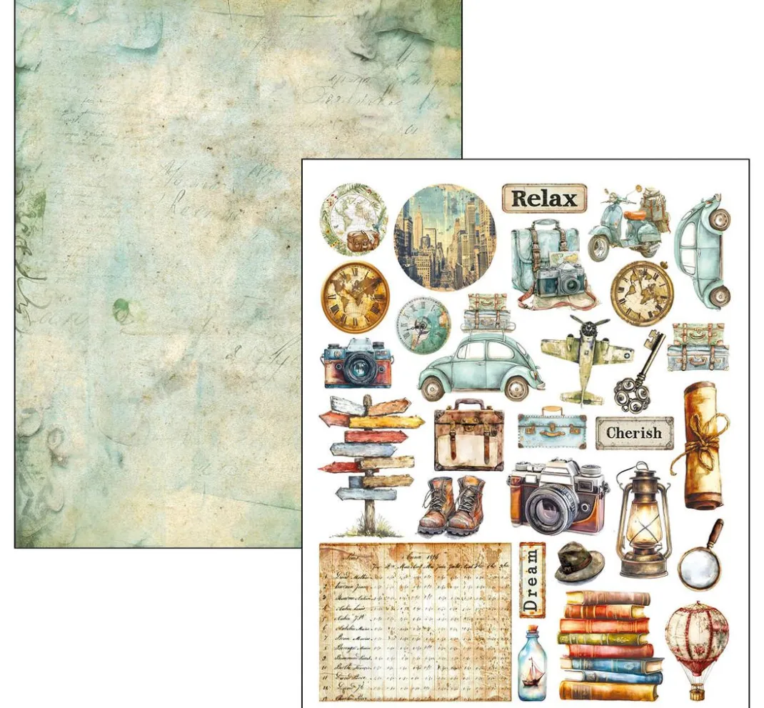 Ciao Bella Scrapbooking|Papier-Bastelsets>Mixed Media Book