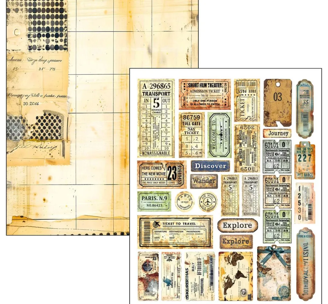 Ciao Bella Scrapbooking|Papier-Bastelsets>Mixed Media Book