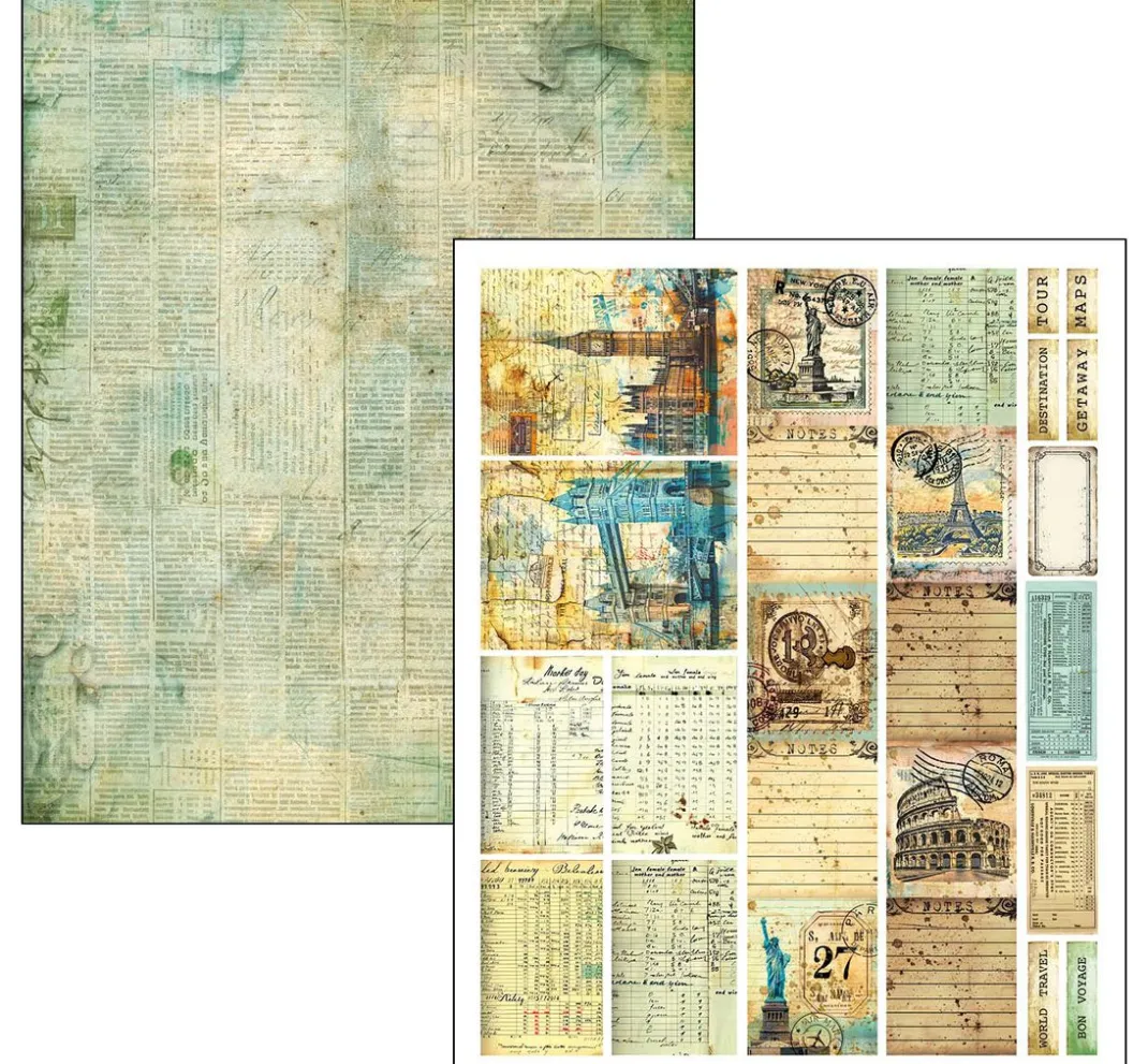 Ciao Bella Scrapbooking|Papier-Bastelsets>Mixed Media Book