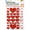 folia Sticker & Klebebänder|Scrapbooking>Moosgummi Glitter-Sticker