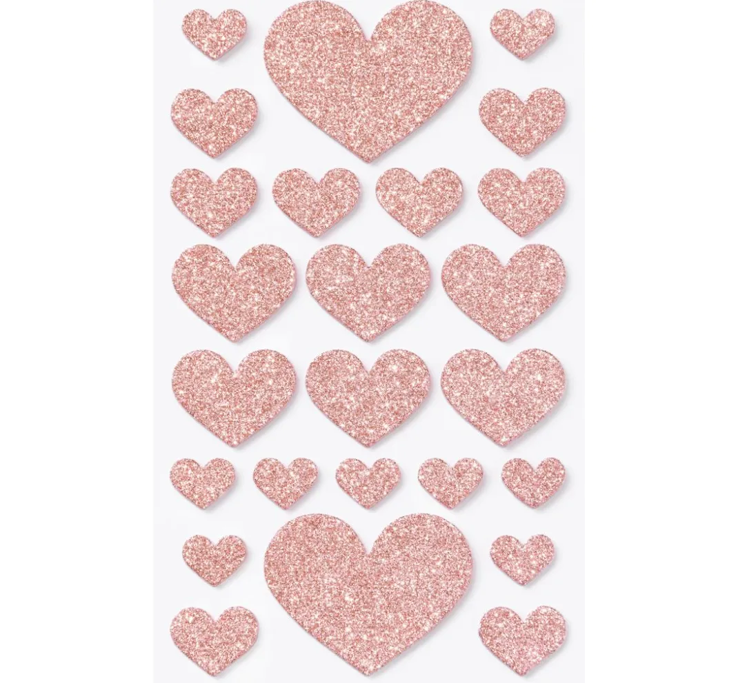 folia Sticker & Klebebänder|Scrapbooking>Moosgummi Glitter-Sticker