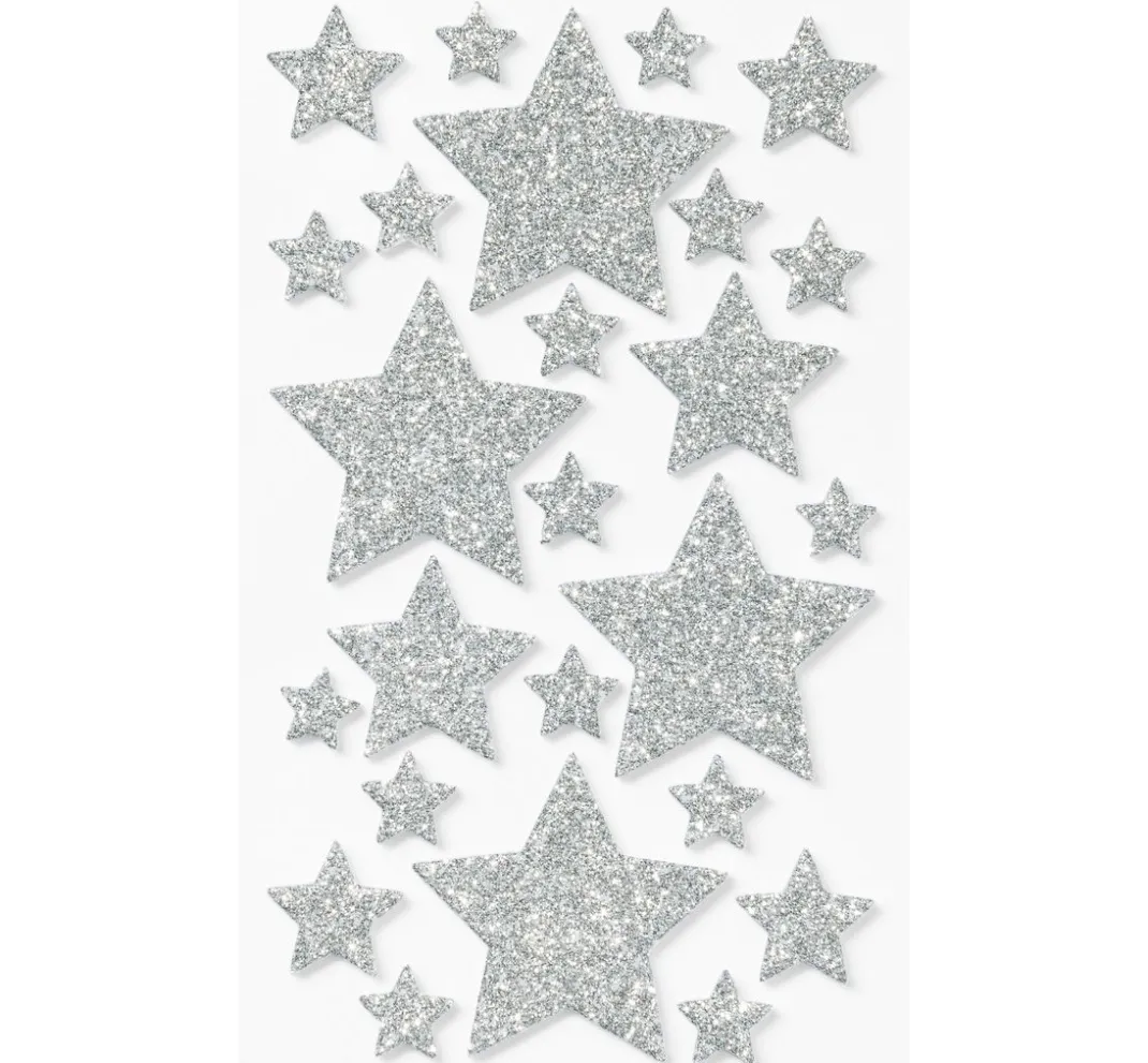 folia Sticker & Klebebänder|Scrapbooking>Moosgummi Glitter-Sticker