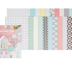 folia Farb- & Motivblöcke|Scrapbooking>Motivblock "GEOMETRIE"