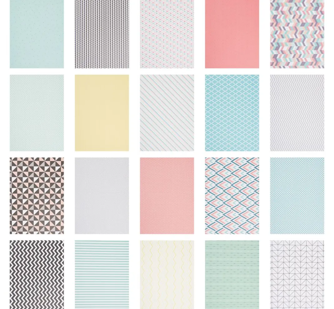 folia Farb- & Motivblöcke|Scrapbooking>Motivblock "GEOMETRIE"
