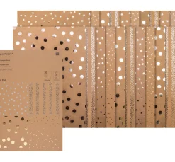 Rico Design Spezialpapier & -Karton|Kraftpapier & -Karton>Motivblock "Kraftpapier Hot Foil"