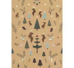folia Kraftpapier & -Karton|Farb- & Motivblöcke>Motivblock "Kraftpapier Xmas"