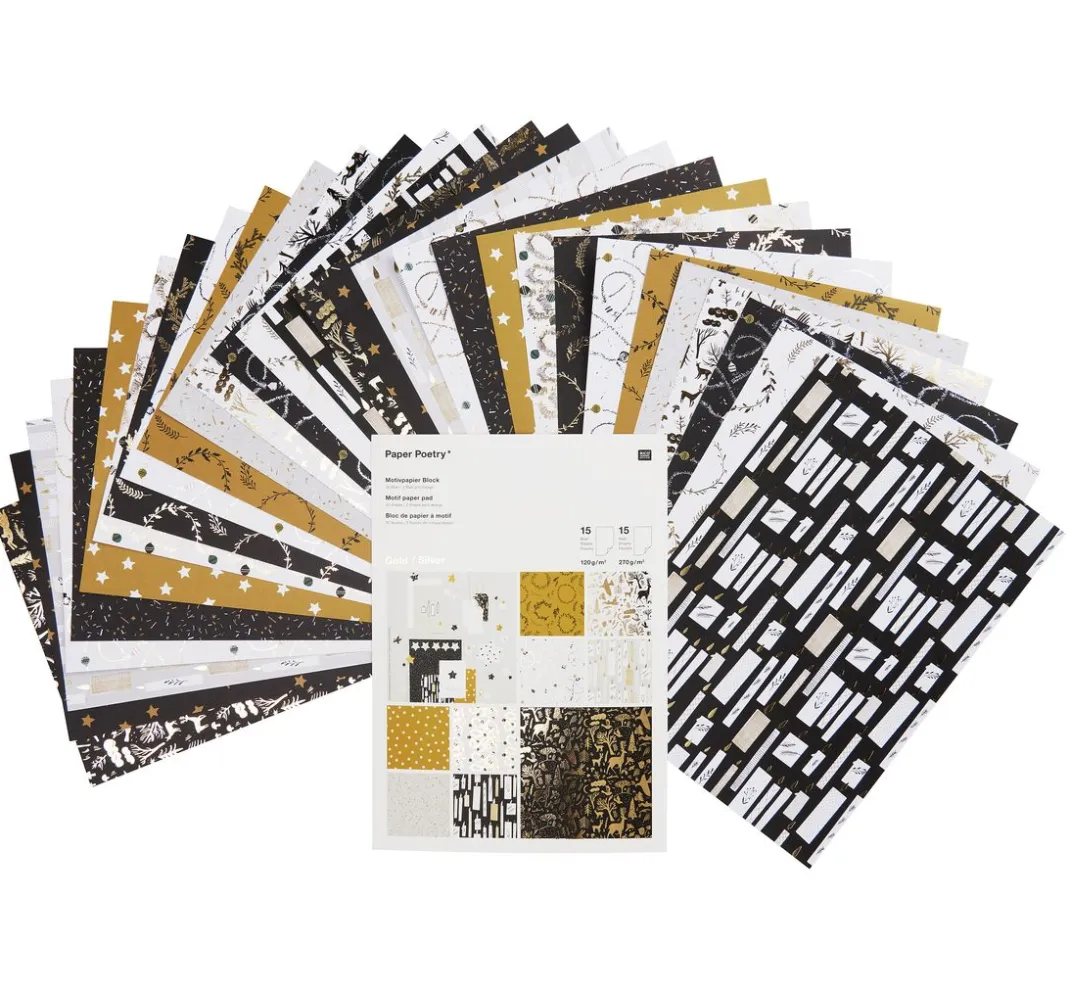 Rico Design Farb- & Motivblöcke|Scrapbooking>Motivblock "Nostalgic Christmas"