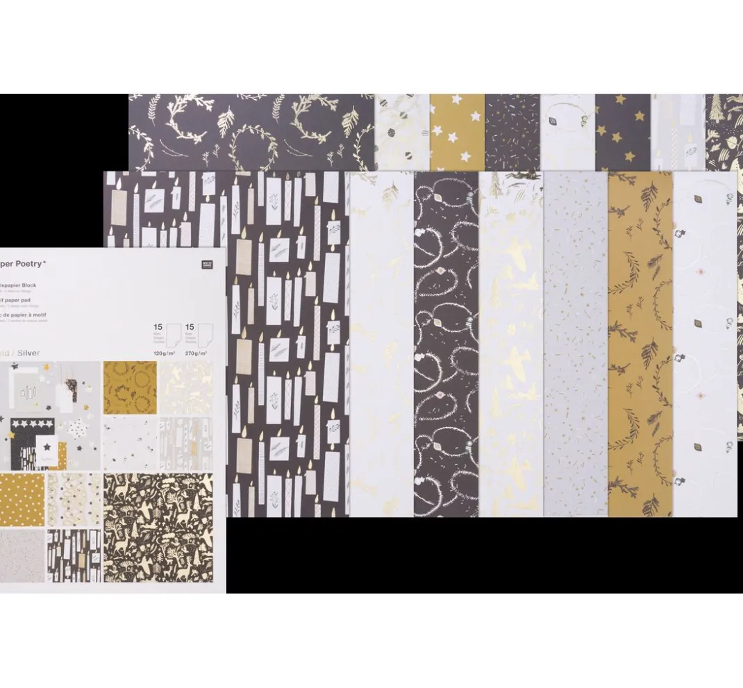 Rico Design Farb- & Motivblöcke|Scrapbooking>Motivblock "Nostalgic Christmas"