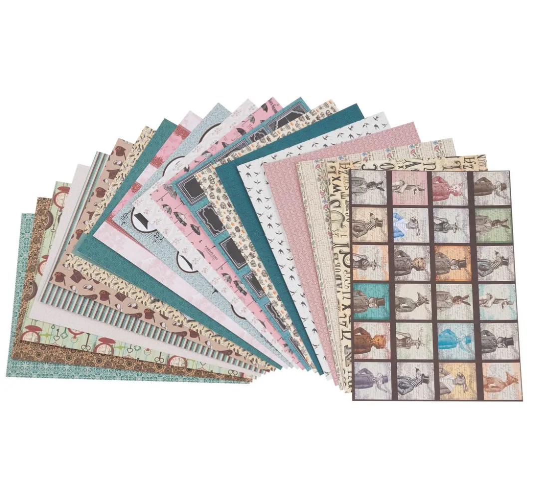 folia Farb- & Motivblöcke|Scrapbooking>Motivblock "Vintage II"