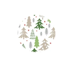 URSUS Tonpapier & Fotokarton>Motiv-Fotokarton "Weihnachtsbäume"