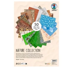 Kinder URSUS Papier|Farb- & Motivblöcke>Motiv-Fotokarton-Kollektion "Nature"