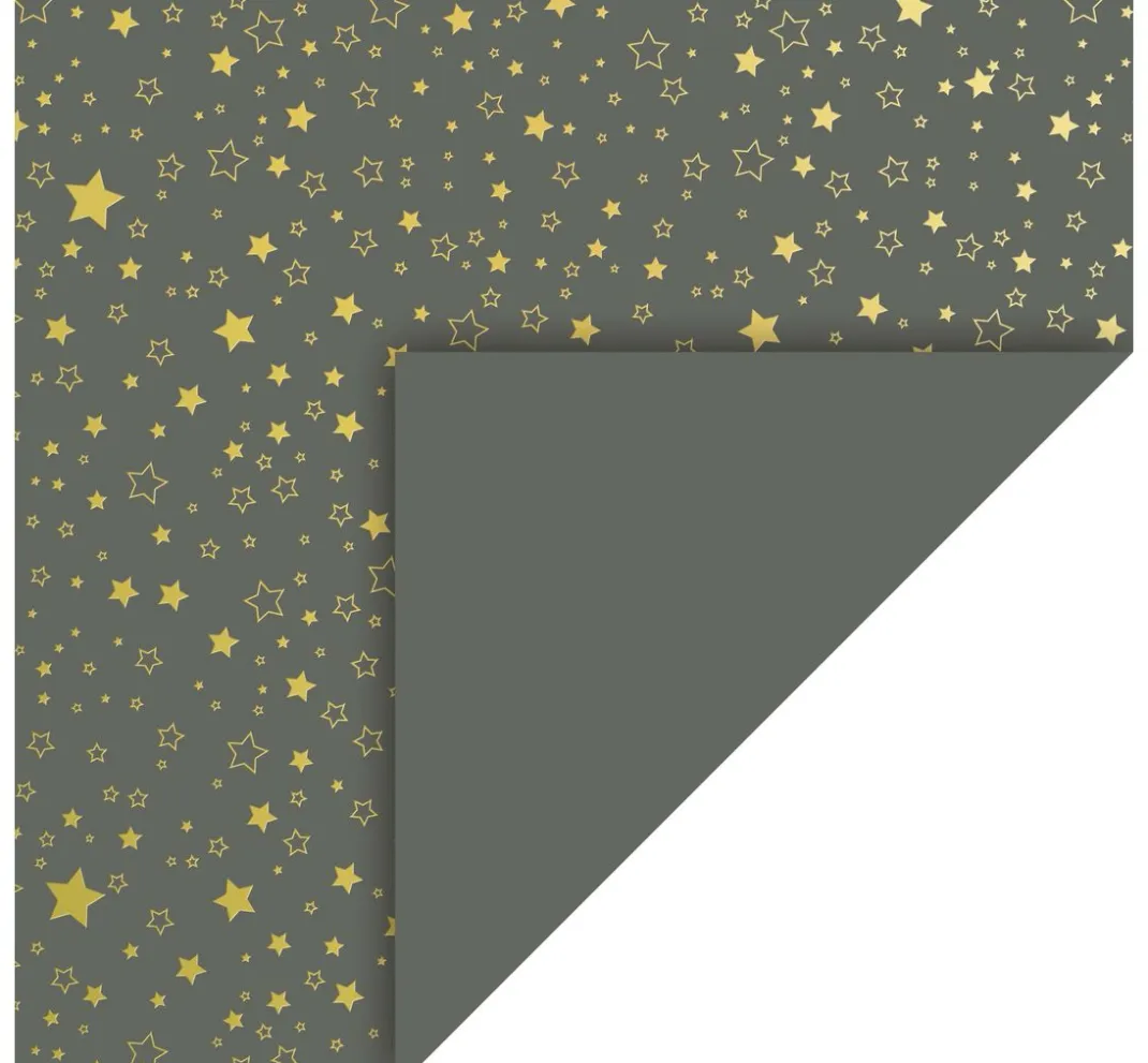 Kinder Heyda Papier|Tonpapier & Fotokarton>Motivkarton "Golden Stars"