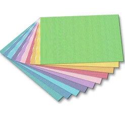 Kinder folia Papier>Motivkarton "Streifen, klein"