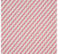 VBS Marktplatz Dekostoff|Stoff Meterware>Motiv-Stoff Leinenoptik "Blätterkreise"