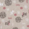 VBS Marktplatz Weihnachtsstoffe|Stoff Meterware>Motiv-Stoff Leinenoptik "Frozen"