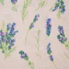 VBS Marktplatz Dekostoff|Stoff Meterware>Motiv-Stoff Leinenoptik "Lavendel"