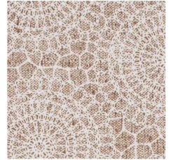 VBS Marktplatz Dekostoff|Stoff Meterware>Motiv-Stoff Leinenoptik "Mandala Kreise Spitze"