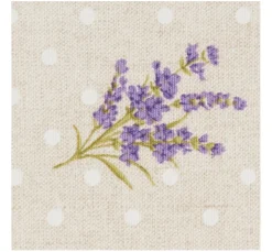 VBS Marktplatz Dekostoff|Stoff Meterware>Motiv-Stoff Leinenoptik "Provence"