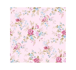 VBS Marktplatz Patchworkstoffe|Stoff Meterware>Motiv-Stoff Leinenoptik "Rakel-Rose"